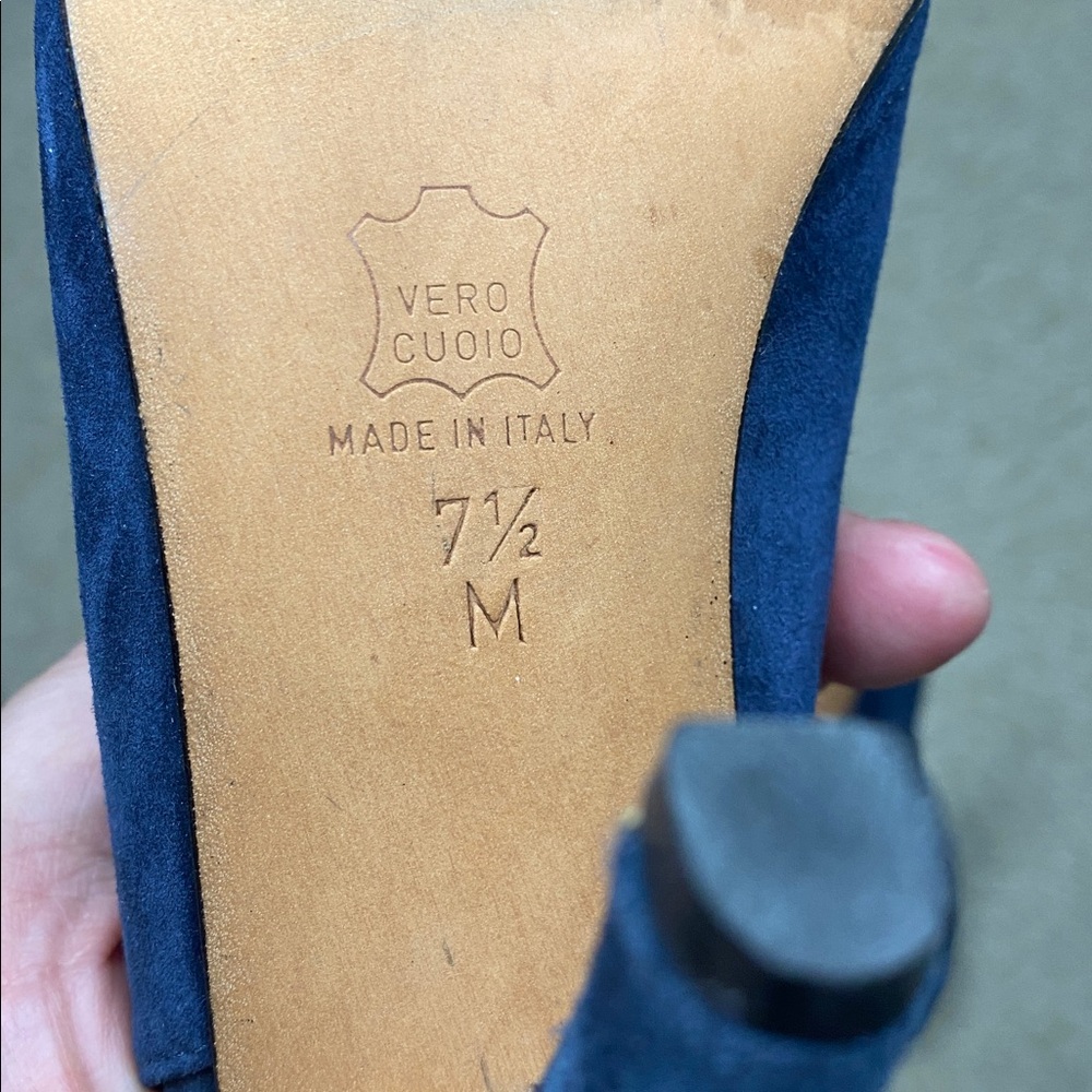 JONATHAN peep toe leather heels - Picture 7 of 11
